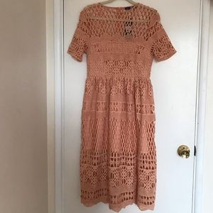 Boohoo eyelet lace.